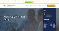 Desktop Screenshot of joondalupcitymedicalgroup.com.au